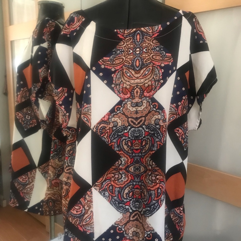 Boho Daisy Fuentes Top, XL